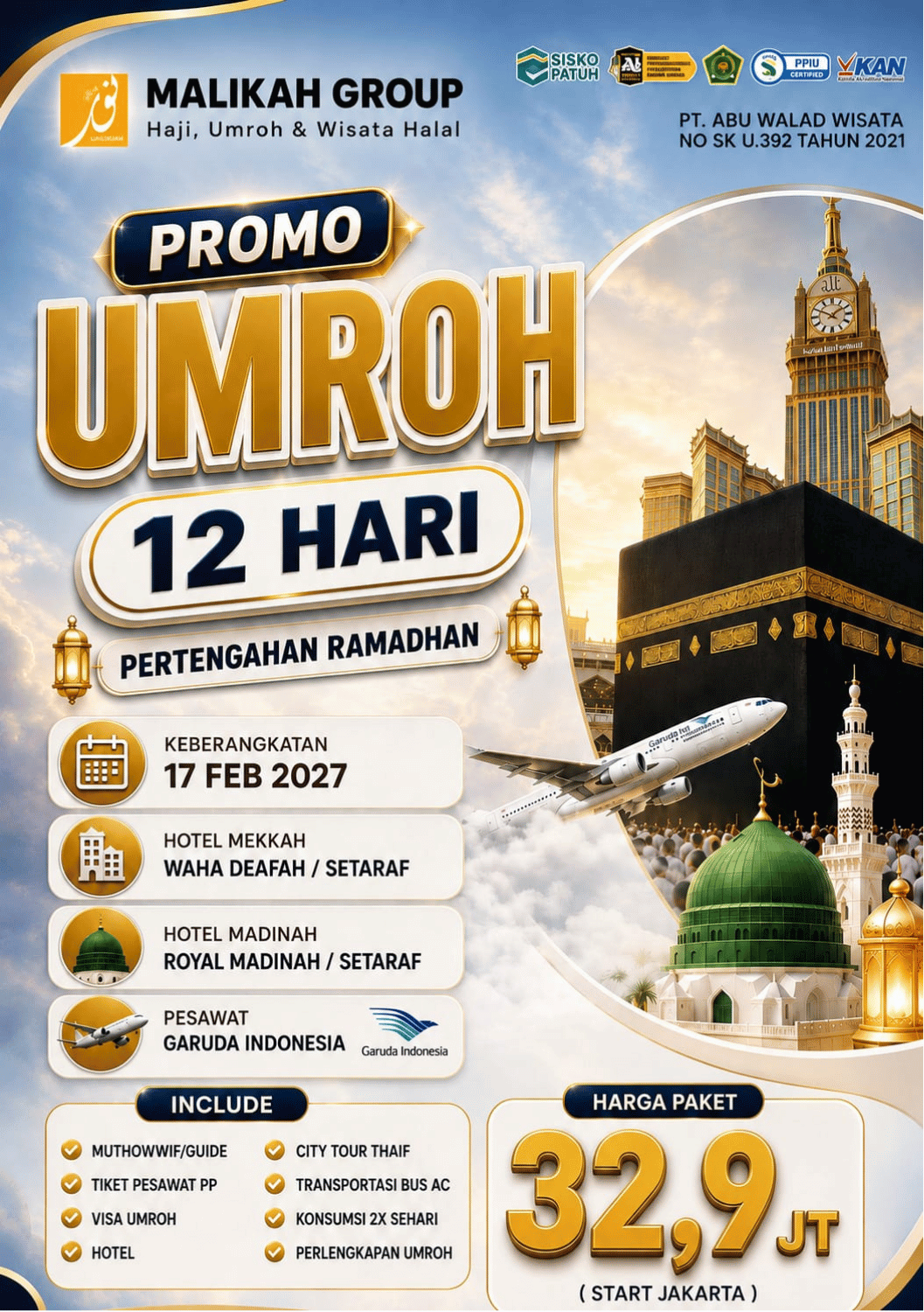Umroh Pertengahan Ramadan